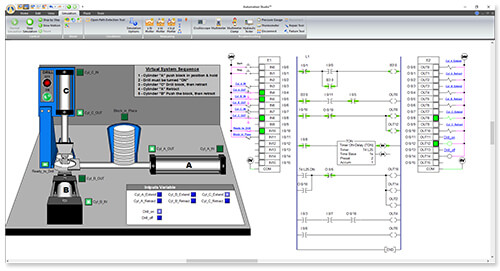 Simulación de PLC | Edición Educacional de Automation Studio™