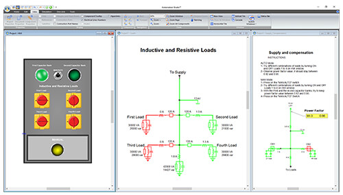 Electricidad Unifilar | Edición Profesional de Automation Studio™